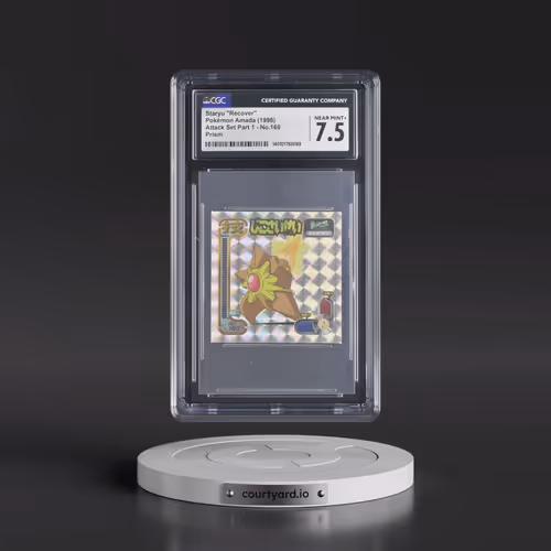 1998 Seal Retsuden Technique (1998 Amada)(1st Gen.) #160 Staryu - Recover - Prism (CGC 7.5 NM+)
