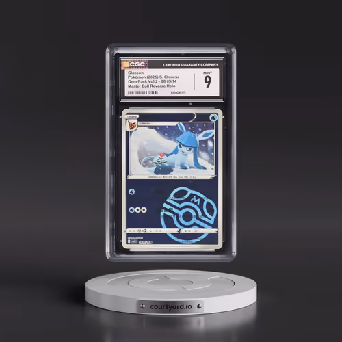 2025 Gem Pack Volume 2 - CBB2C - Simplified #08 09/14 Glaceon - Reverse Holo Master Ball (CGC 9 MINT