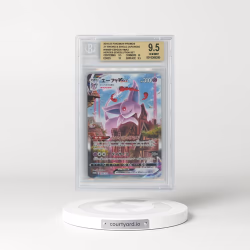 2019 Sword & Shield Promos #189 Espeon VMAX - Holo Eevee Heroes Eeveelution Set (BGS 9.5 GEM MINT)
