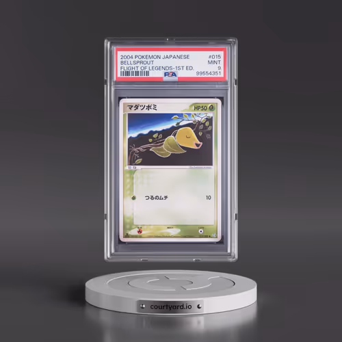 2004 Pokémon Flight of Legends #015 Bellsprout - 1st Edition (PSA 9 MINT)