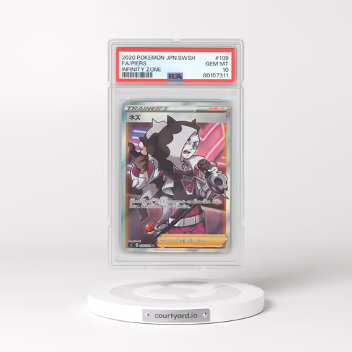 2020 Pokémon Sword & Shield Infinity Zone #109 Piers - Full Art (PSA 10 GEM MINT)