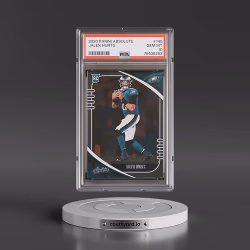 2020 Panini Absolute #145 Jalen Hurts (PSA 10 GEM MINT)