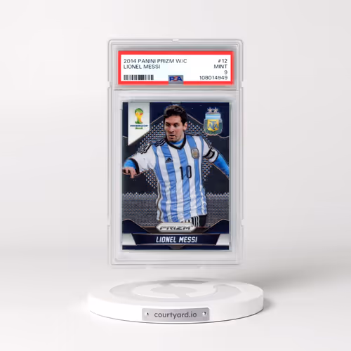 2014 Panini Prizm World Cup #12 Lionel Messi (PSA 9 MINT)
