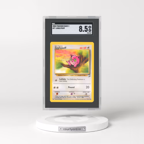 2000 Base Set 2 #77 Jigglypuff (SGC 8.5 NM-MT+)