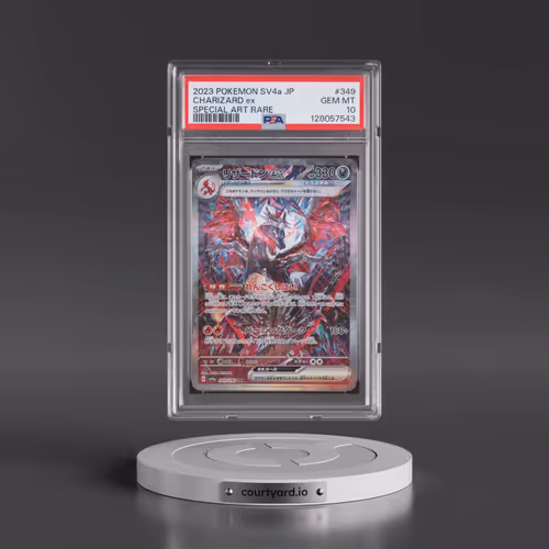 2023 Pokémon Sv4a-Shiny Treasure EX #349 Charizard EX - Holo Special Art Rare (PSA 10 GEM MINT)