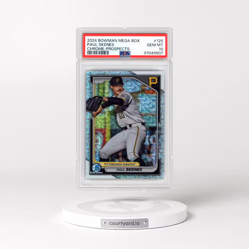 2024 Bowman Mega Box Chrome Prospects #125 Paul Skenes (PSA 10 GEM MINT)
