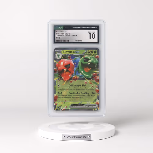 2023 Temporal Forces - TEF EN #022/162 Scovillain ex - Holo (CGC 10 GEM MINT)