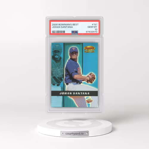 2000 Bowman's Best #191 Johan Santana (PSA 10 GEM MINT)