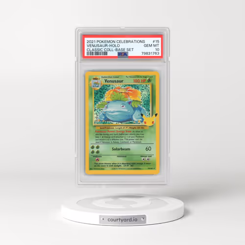2021 Pokémon Celebrations Classic Collection #15 Venusaur - Holo (PSA 10 GEM MINT)