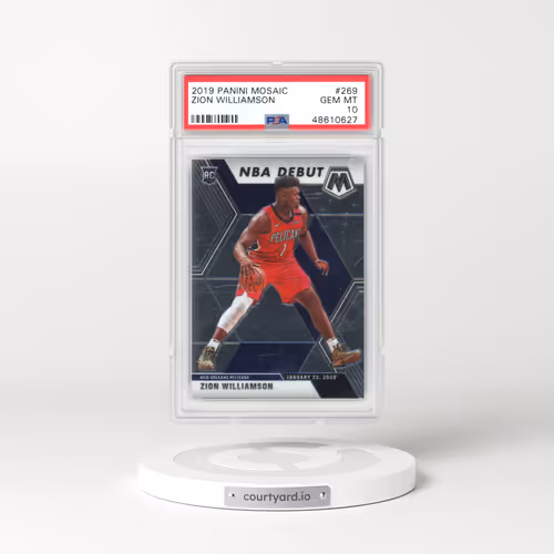 2019 Panini Mosaic #269 Zion Williamson (PSA 10 GEM MINT)