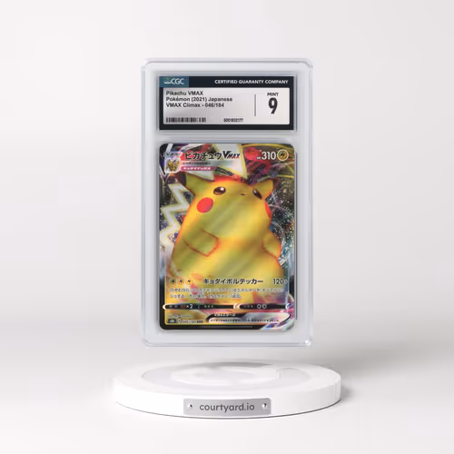 2021 VMAX Climax #046/184 Pikachu VMAX - Holo (CGC 9 MINT)