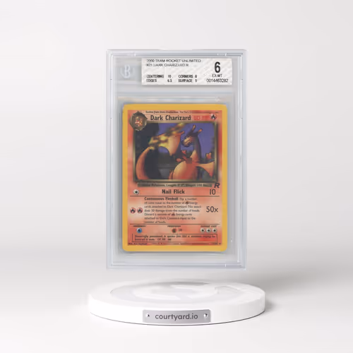 1999 Team Rocket #21 Dark Charizard (BGS 6 EX-MT)