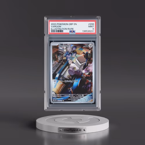 2023 Pokémon Obf EN-Obsidian Flames #206 Varoom - Illustration Rare (PSA 9 MINT)