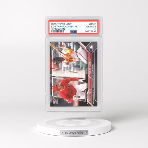 2023 Topps Now Offseason #OS18 Ronald Acuna Jr./Shohei Ohtani (PSA 10 GEM MINT)