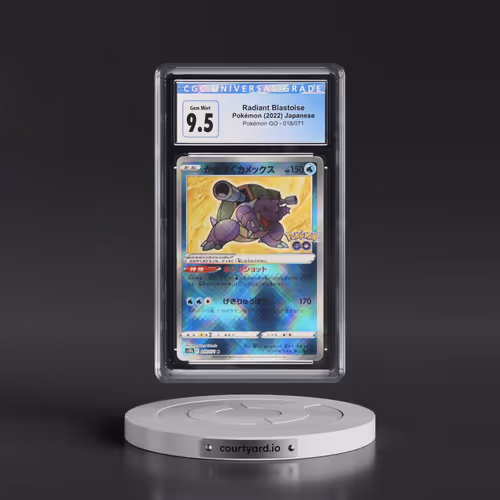 2022 Pokémon GO #018/071 Radiant Blastoise - Holo (CGC 10 GEM MINT)
