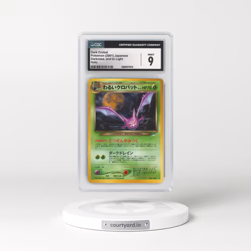 2001 Japanese Darkness and to Light Dark Crobat - Holo (CGC 9 MINT)