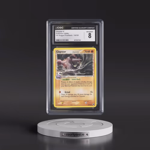 2006 EX Dragon Frontiers #14/101 Cloyster δ (CGC 8 NM-MT)