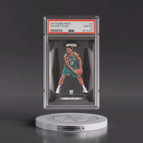 2017 Panini Prizm #16 Jayson Tatum (PSA 10 GEM MINT)