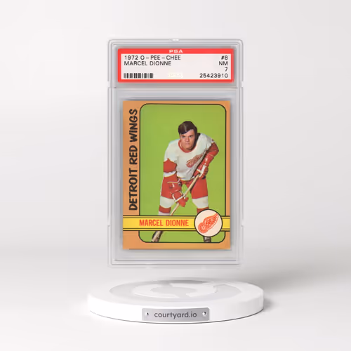 1972 O-Pee-Chee #8 Marcel Dionne (PSA 7 NM)