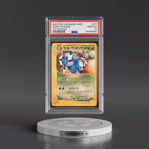 2001 Pokémon Web #017 Dark Ivysaur - 1st Edition (PSA 10 GEM MINT)