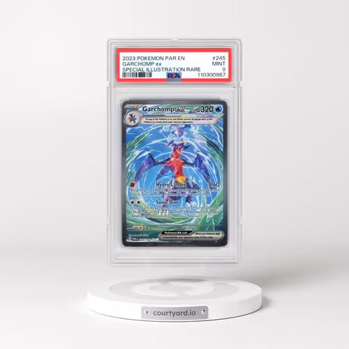 2023 Pokémon Par EN-Paradox Rift #245 Garchomp EX - Holo Special Illustration Rare (PSA 9 MINT)