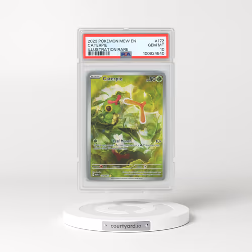 2023 Pokémon Mew EN-151 #172 Caterpie - Illustration Rare (PSA 10 GEM MINT)