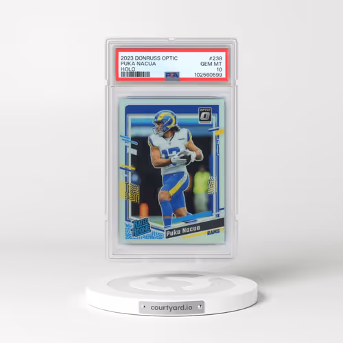 2023 Panini Donruss Optic #238 Puka Nacua - Holo (PSA 10 GEM MINT)