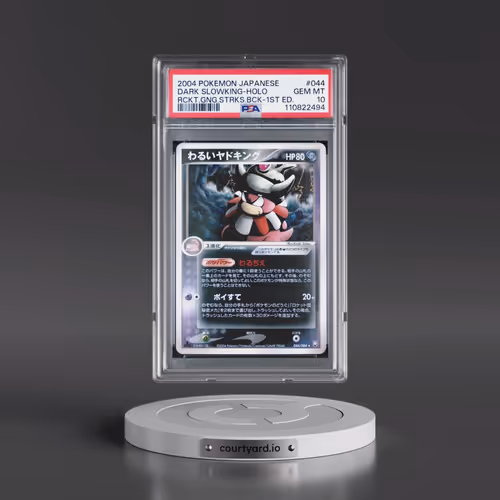 2004 Pokémon Rocket Gang Strikes Back #044 Dark Slowking - 1st Edition Holo (PSA 10 GEM MINT)