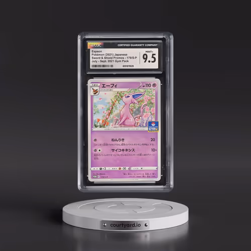 2019 Sword & Shield Promos #179/S-P Espeon - July - Sept. 2021 Gym Pack (CGC 9.5 MINT+)