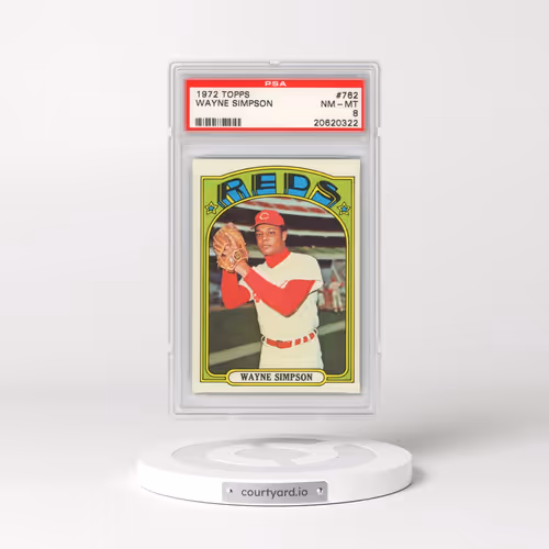 1972 Topps #762 Wayne Simpson (PSA 8 NM-MT)