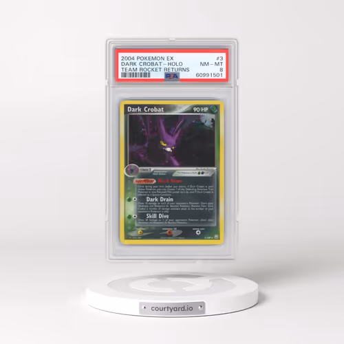 2004 Pokémon EX Team Rocket Returns #3 Dark Crobat - Holo (PSA 8 NM-MT)