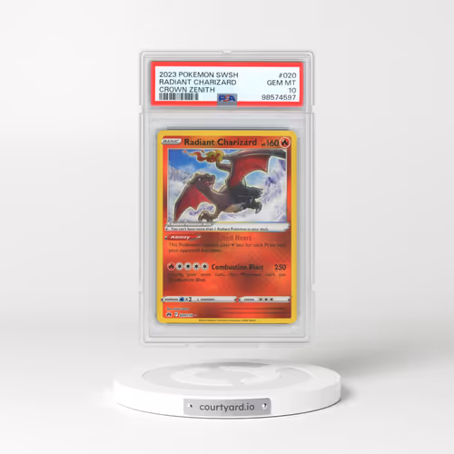 2023 Pokémon Sword and Shield Crown Zenith #020 Radiant Charizard - Holo (PSA 10 GEM MINT)
