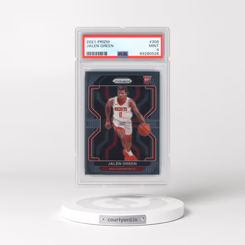 2021 Panini Prizm #306 Jalen Green (PSA 9 MINT)