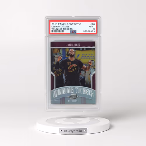 2018 Panini Contenders Optic Winning Tickets #20 LeBron James (PSA 9 MINT)