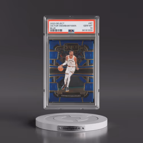 2023 Panini Select #87 Victor Wembanyama - Blue (PSA 10 GEM MINT)