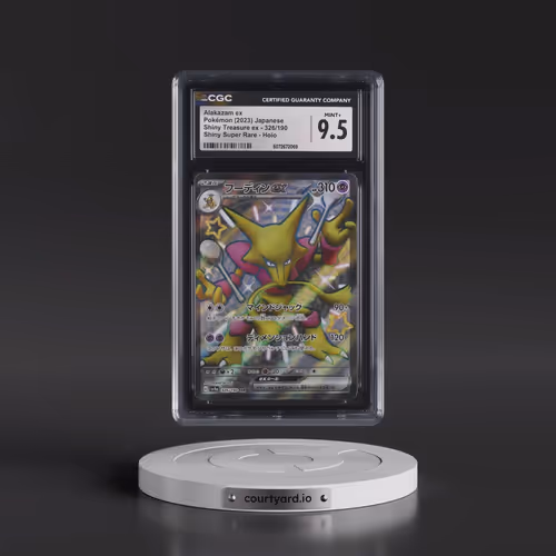 2023 Shiny Treasure ex #326/190 Alakazam ex - Shiny Super Rare Holo (CGC 9.5 MINT+)