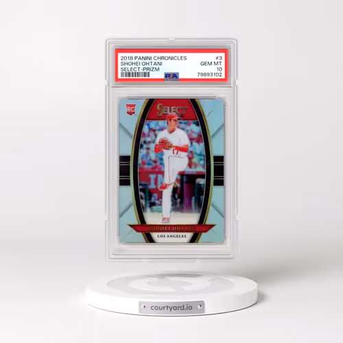 2018 Panini Chronicles Select #3 Shohei Ohtani - Prizm (PSA 10 GEM MINT)
