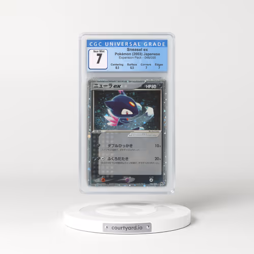 2003 Japanese EX Ruby & Sapphire #46 Sneasel EX - Holo (CGC 7 NM)