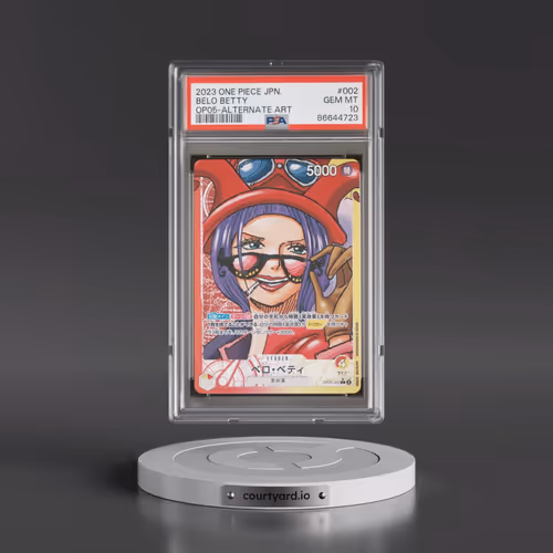 2023 One Piece Japanese OP05-Awakening of the New Era #002 Belo Betty - Alternate Art (PSA 10 GEM MI