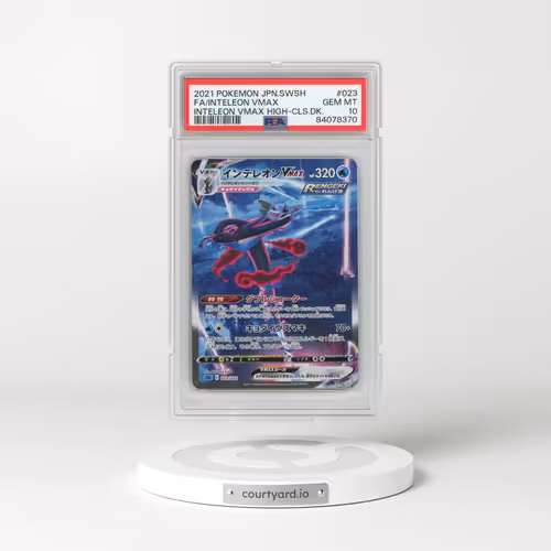 2021 Pokémon Sword & Shield Inteleon Vmax High-Class Deck #023 Inteleon Vmax - Full Art (PSA 10 GEM