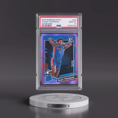2023 Panini Donruss Optic #235 Ausar Thompson - Hyper Pink (PSA 10 GEM MINT)