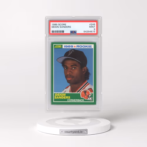 1989 Score #246 Deion Sanders (PSA 9 MINT)