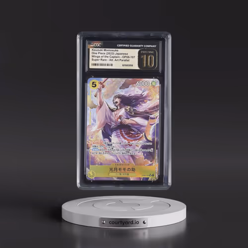 2023 Wings of the Captain (OP-06) - Japanese #OP06-107 Kouzuki Momonosuke - (Borderless) Alt Art (CG
