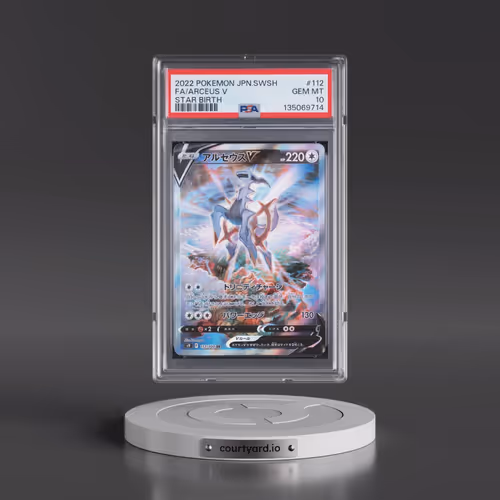 2022 Pokémon Sword & Shield Star Birth #112 Arceus V - Holo Full Art (PSA 10 GEM MINT)