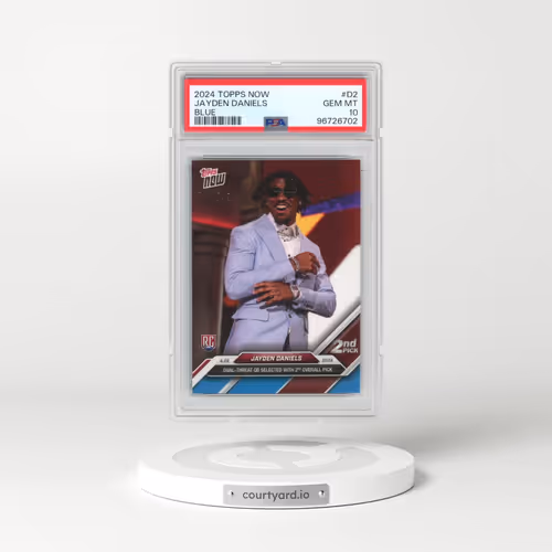2024 Topps Now #D2 Jayden Daniels - Blue (PSA 10 GEM MINT)