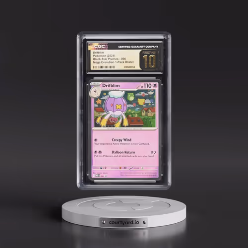 2025 Black Star Promos - Mega Evolution MEP EN #006 Drifblim - Mega Evolution 1-Pack Blister (Cosmos