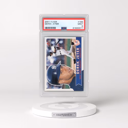 2001 Fleer #188 Derek Jeter (PSA 9 MINT)