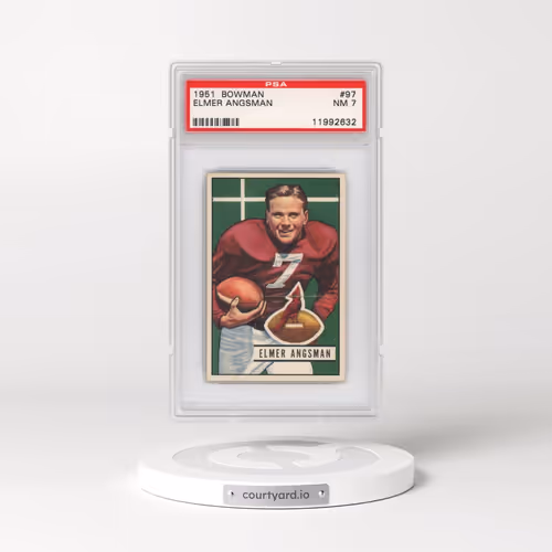 1951 Bowman #97 Elmer Angsman (PSA 7 NM)