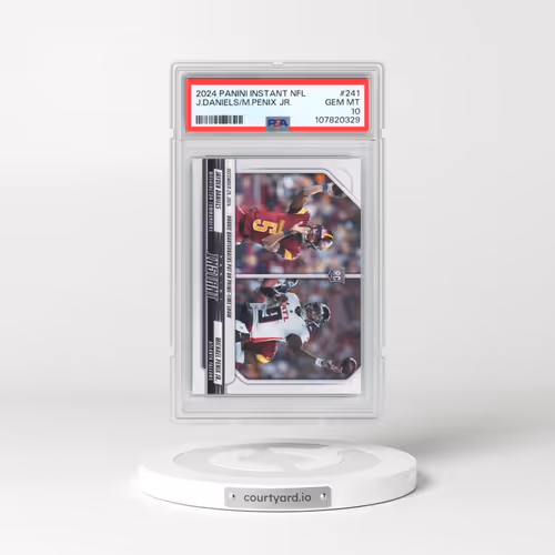 2024 Panini Instant NFL #241 Jayden Daniels/Michael Penix Jr. (PSA 10 GEM MINT)