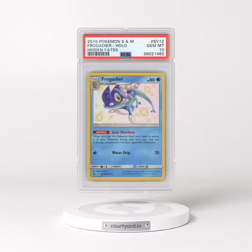 2019 Pokémon Sun & Moon Hidden Fates #SV12 Frogadier - Holo (PSA 10 GEM MINT)